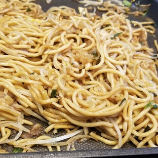 ホットプレートで白菜焼きそば